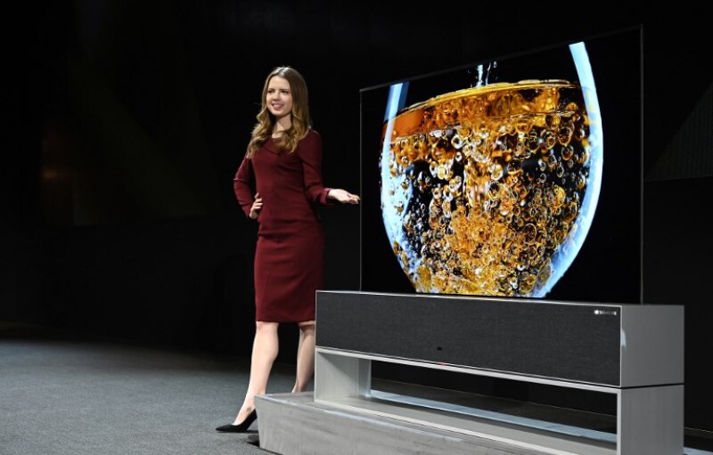 pantalla plegable de LG