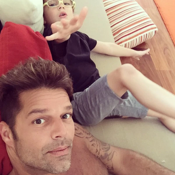 En contadas ocasiones, Ricky Martin comparte fotografías con sus pequeños, pero siempre lo hace con mucho amor.