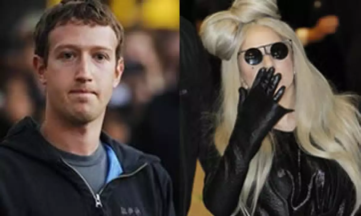 Zuckerberg y Lady Gaga se colocaron entre los 30 jóvenes más influyentes para Forbes. (Foto: Especial)