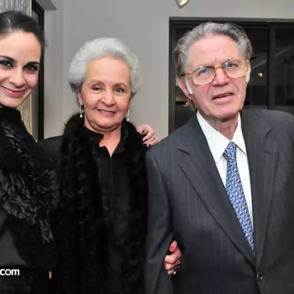 Paulina y Gaby y Federico Madrazo