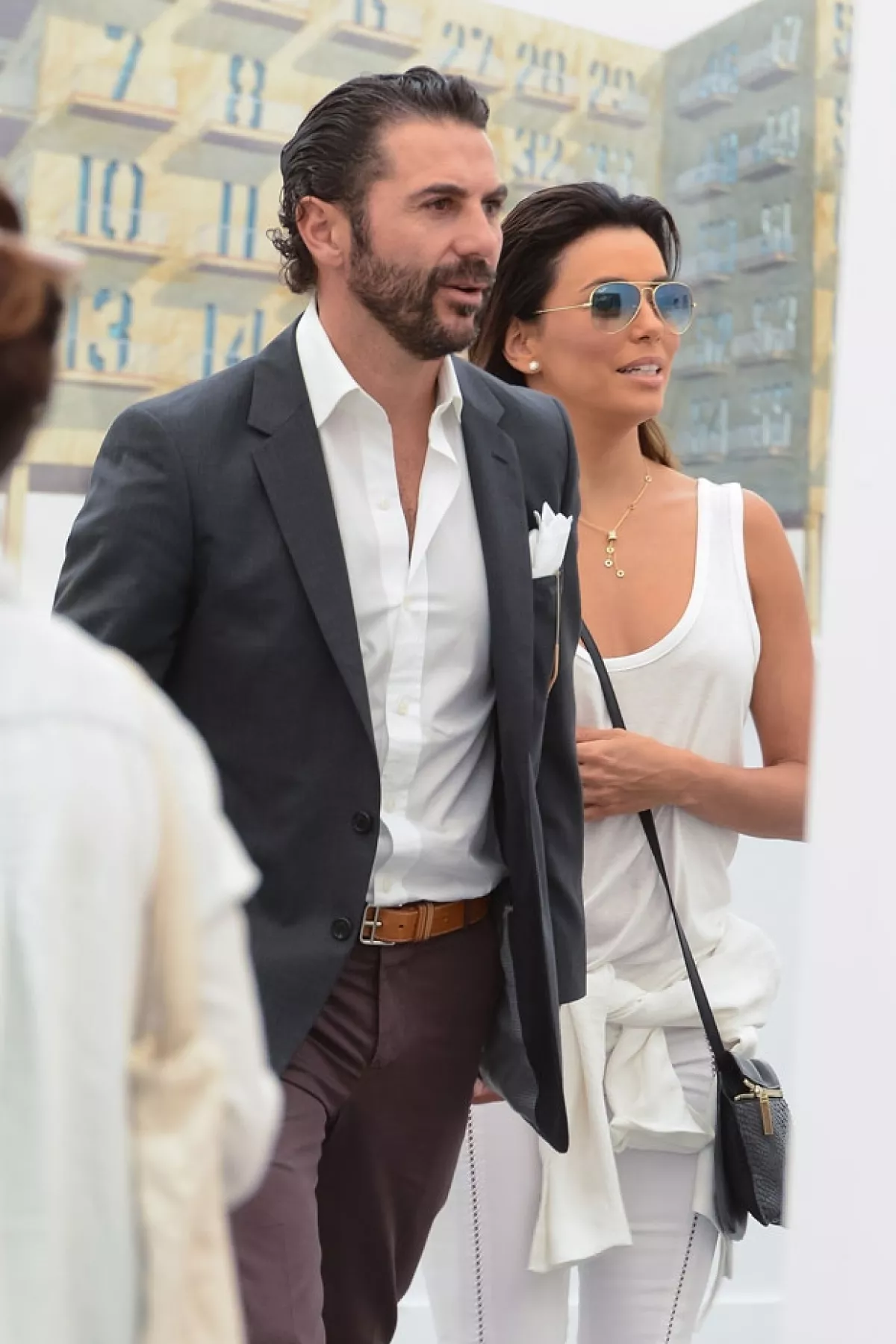 La pareja asitió a Frieze Art Fair de NY.