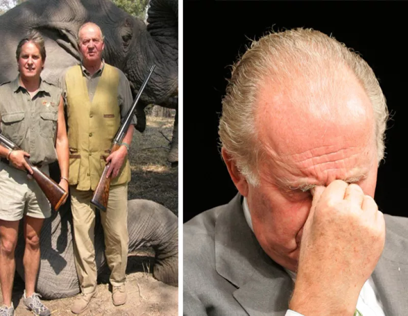 Después de salir del hospital, debido a una operación de cadera, el monarca pidió perdón por su tan controversial viaje a Bostwana donde aparece posando con un elefante muerto.