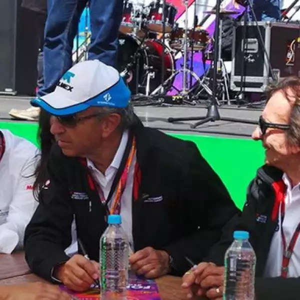 Emerson Fittipaldi, Jo Ramírez y Nigel Mansell