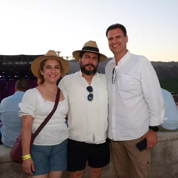 Dania Erazo, Jaime Trueba y Pablo Torres