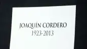Homenaje a Joaquín Cordero en Bellas Artes.