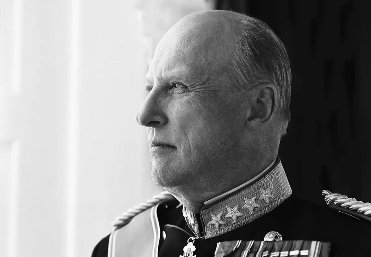 Rey Harald V de Noruega.