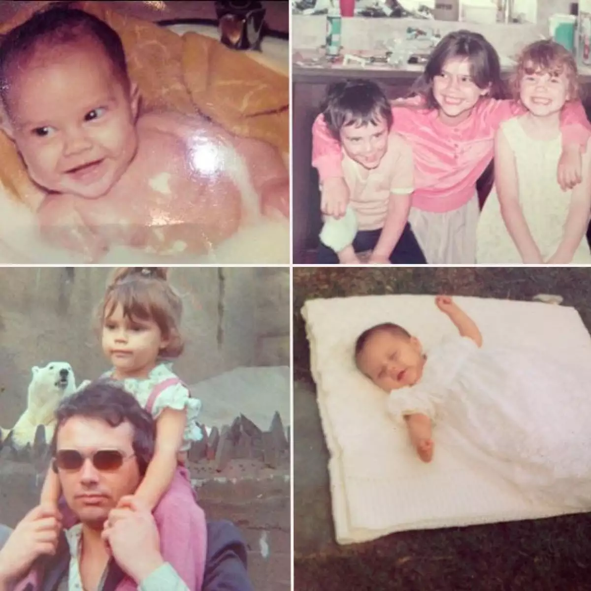 Victoria compartió imágenes de su infancia.