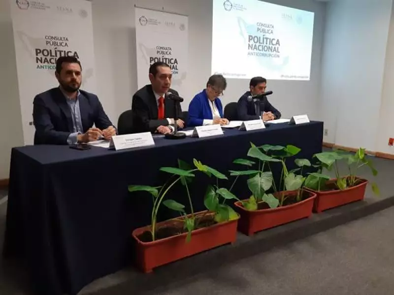 SNA anuncia ruta para la construcción de una política anticorrupción. 