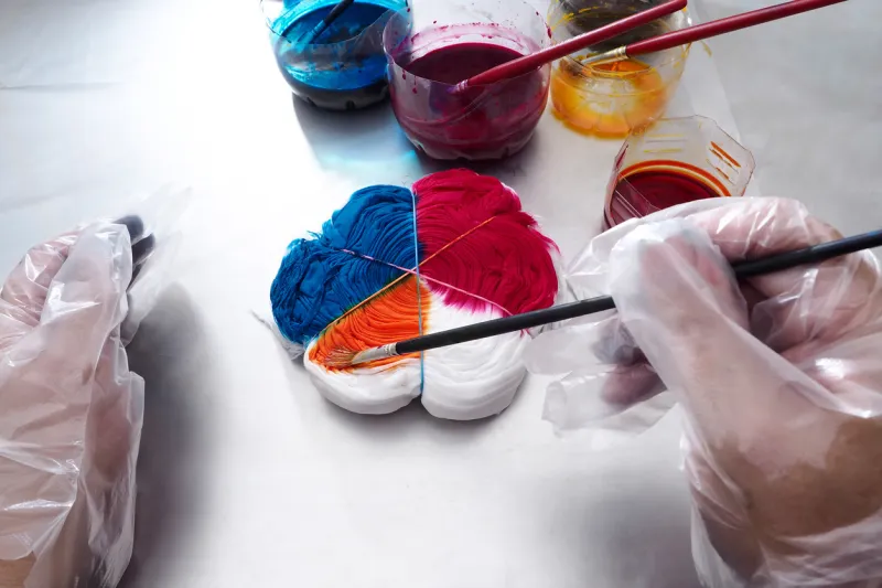 Fabric Tie-dye.