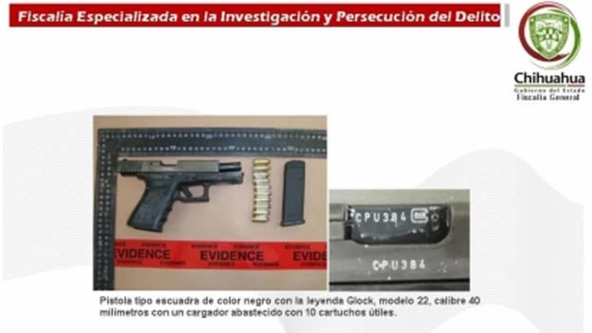 pistola incautada penal ciudad juarez