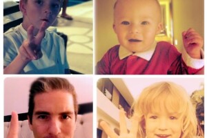 Los dos hijos de Fernando reina son Alexis, de seis años, y Claudio, de tres.