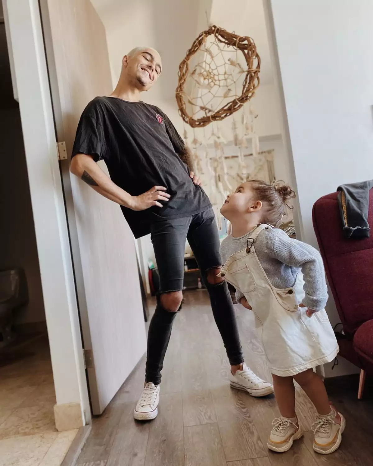 Sergio Mayer Mori y Mila Mayer.