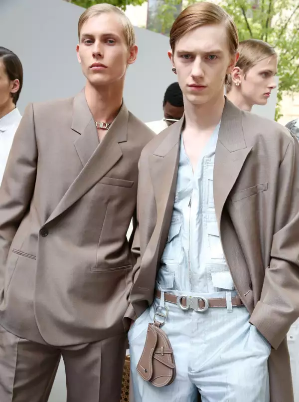 Dior Homme show, Backstage, Spring Summer 2019, Paris Fashion Week Men's, France - 23 Jun 2018