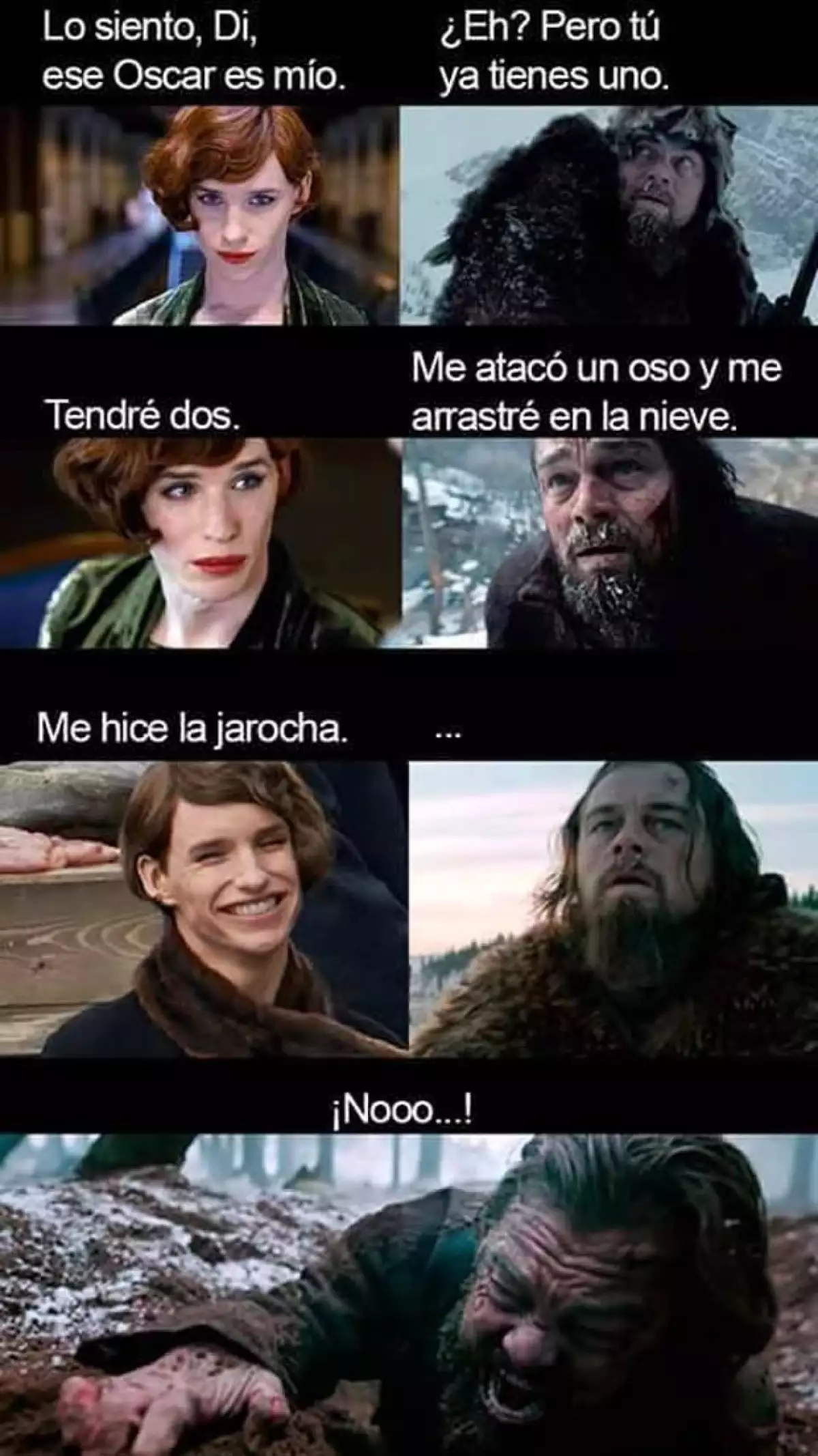 Aunque tal vez pierda contra Eddie Redmayne por su papel en The Danish Girl.