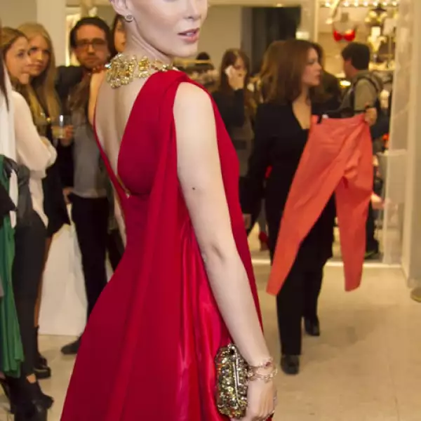 Aquí durante la apertura de H&M en Santa Fe.