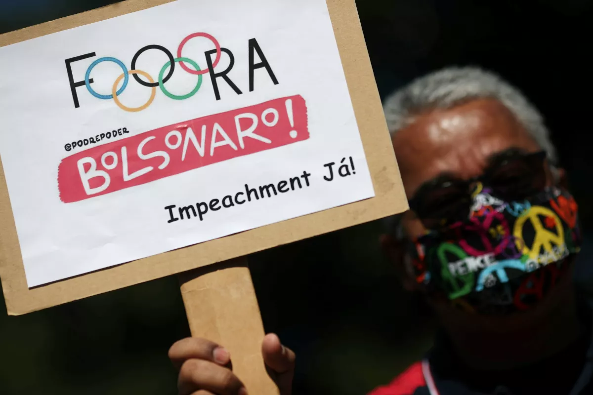 Manifestantes en Brasil retoman protesta contra el presidente Jair Bolsonaro