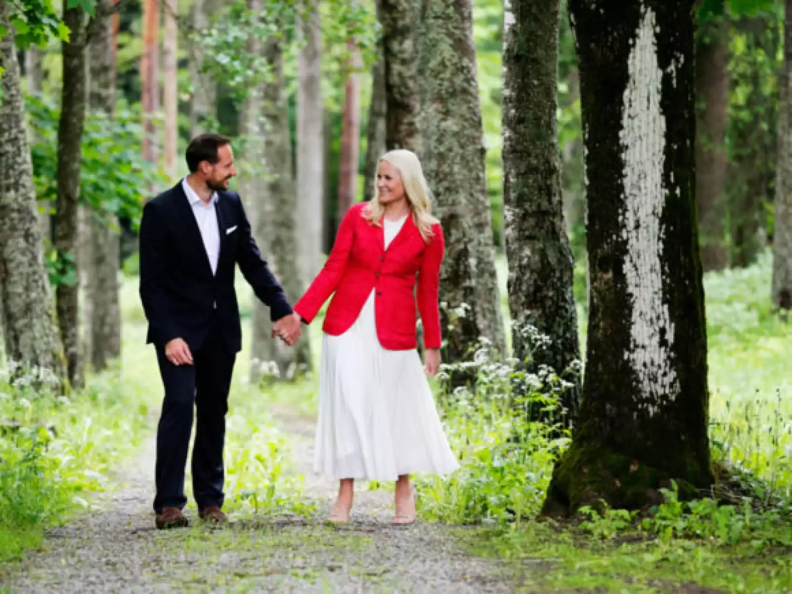 Haakon y Mette-Marit de Noruega.