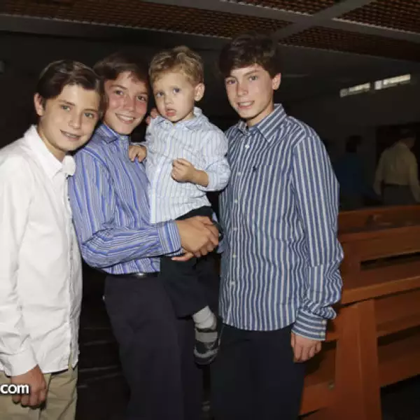 Santiago Barreiro, Diego Salcedo, Rodrigo Gallardo y Juan Pablo Barreiro