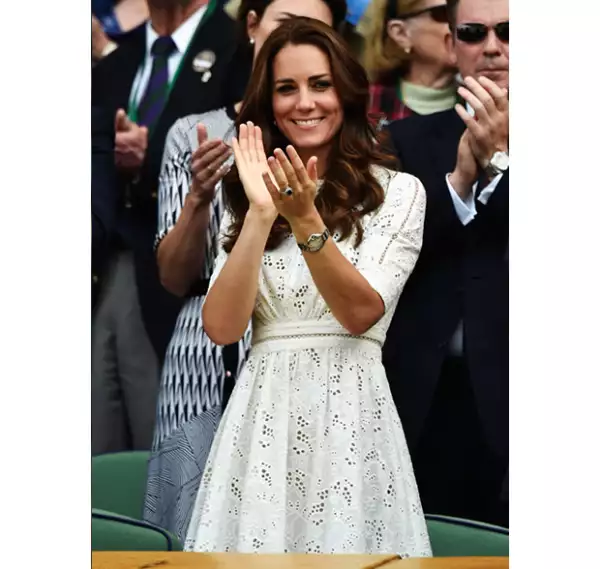Kate Middleton: el ejemplo perfecto de Wimbledon attire.