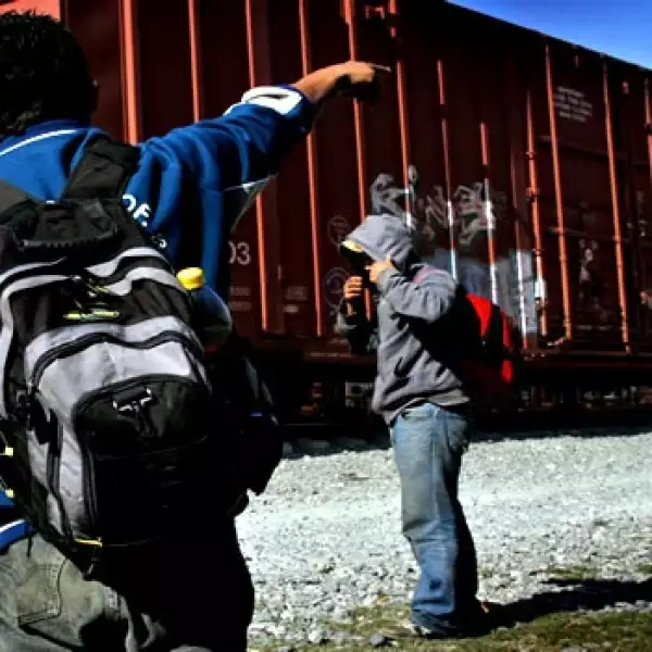 Tierra blanca, migrantes, llegada, tren, bestia,  cruz roja, ayuda, Veracruz, sudamerica
