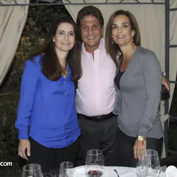 Cristina Moragrega, Juan José Frangie y Martha Moragrega