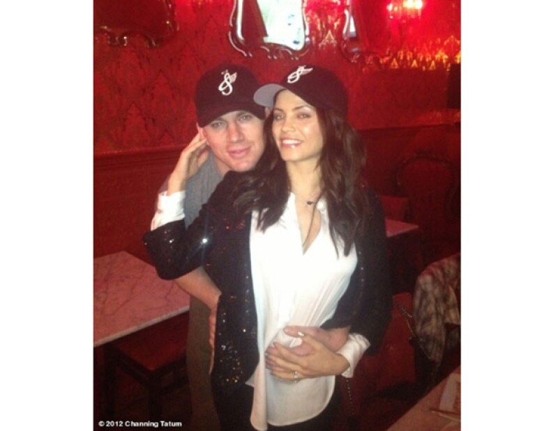 Channing Tatum feliz al lado de su mujer Jenna Dewan-Tatum