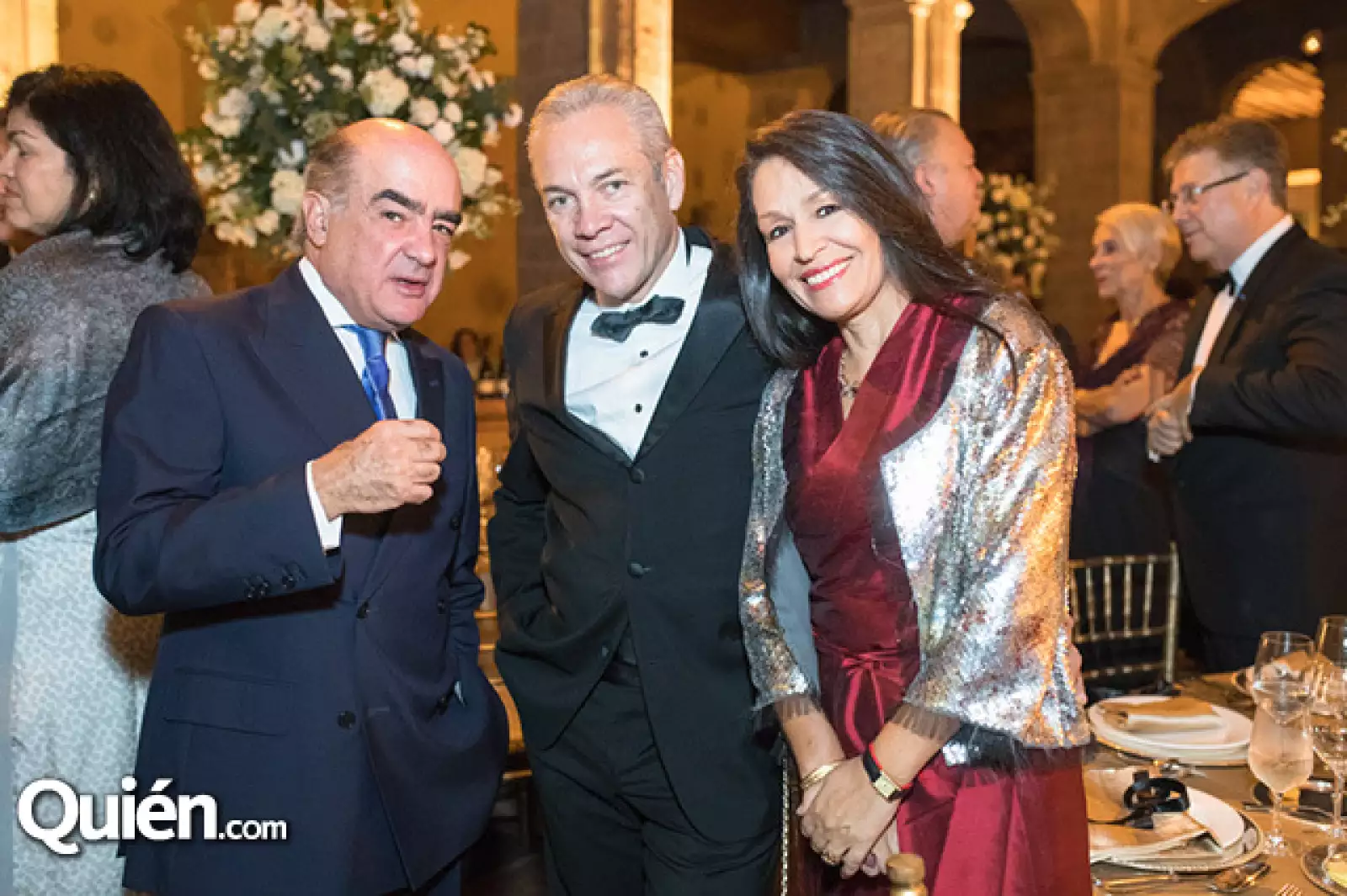 Luis Téllez, Fernando Solís y Lidia Camacho