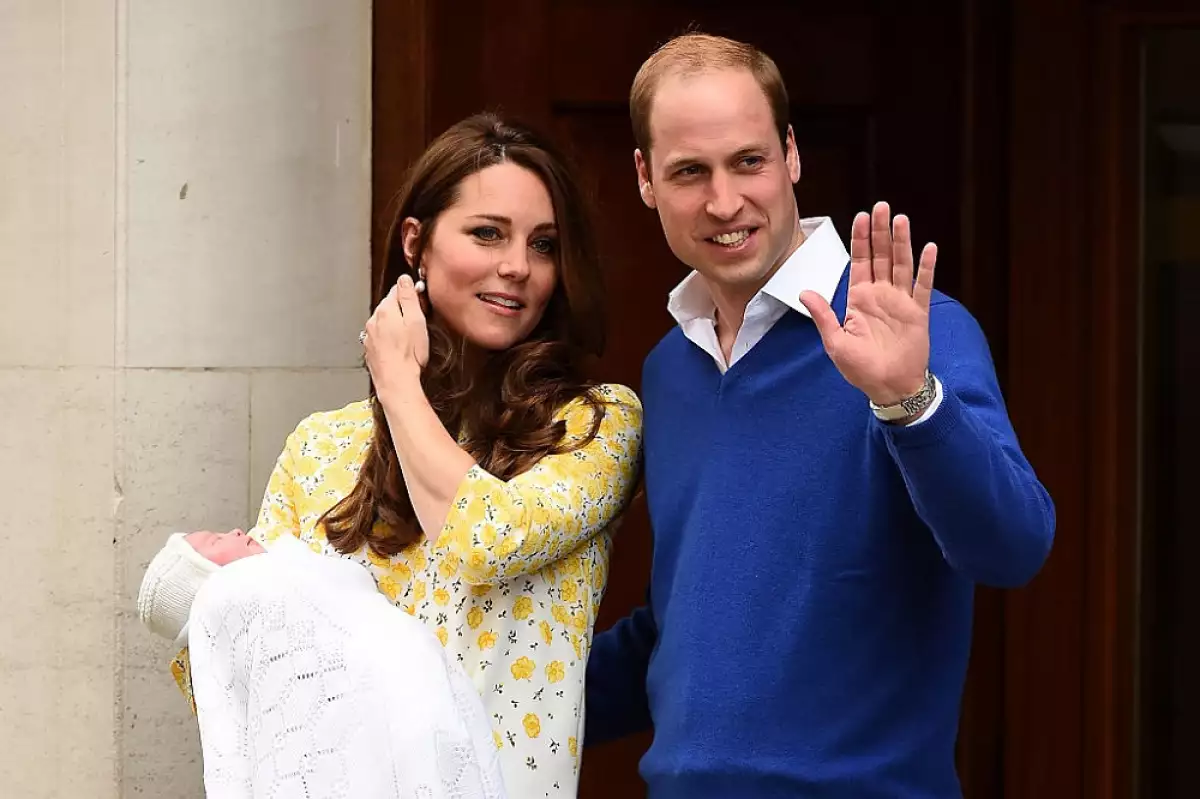 La princesa Charlotte, Kate Middleton y el príncipe William
