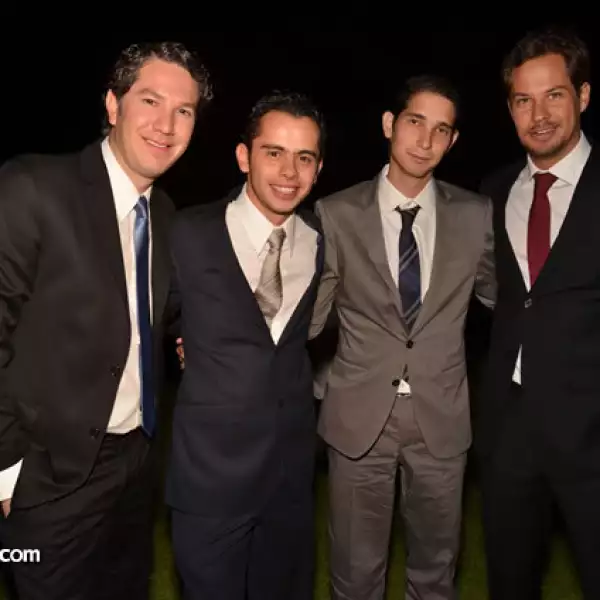 Pedro Macías, Jorge Moreno, Julio Acevedo y Rafael Juárez