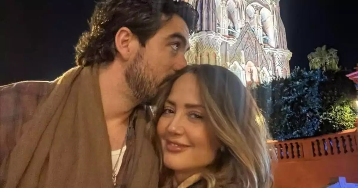 Andrea Legarreta y Luis Carlos Origel