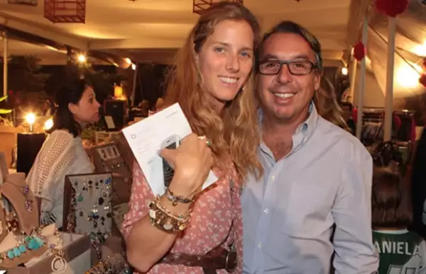 Sharon Fastlich y Emilio Azcárraga