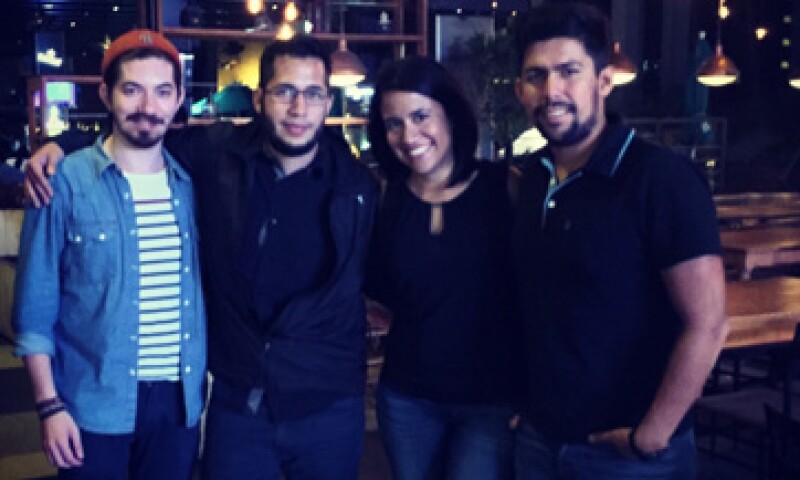 El equipo de Talentia (de izq. a der.) Edward Bentinck, H.J. Barraza, Natalia Ibañez y Miguel Ángel Ramírez. (Foto: Cortesía Talentia )