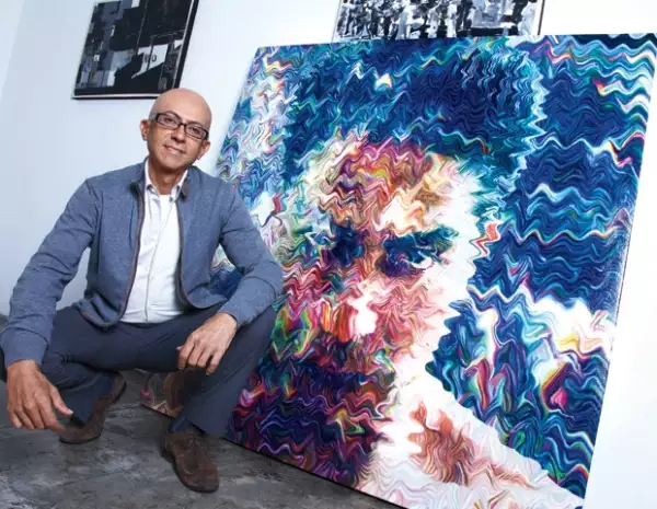 Óscar Román dirige la galería que lleva su nombre.