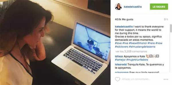 Kate del Castillo publicó un mensaje agradeciendo el apoyo de sus seguidores.