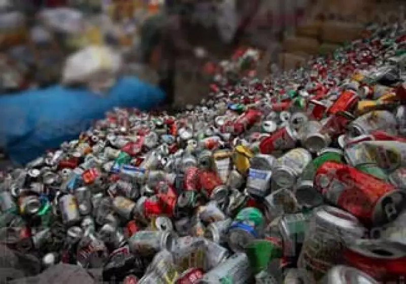 Las latas de bebidas post consumo tienen un peso aproximado de 15 gramos, se necesitan alrededor de 67 para obtener un kilo, el cual se cotiza en 17 pesos en México. (Foto: AP)