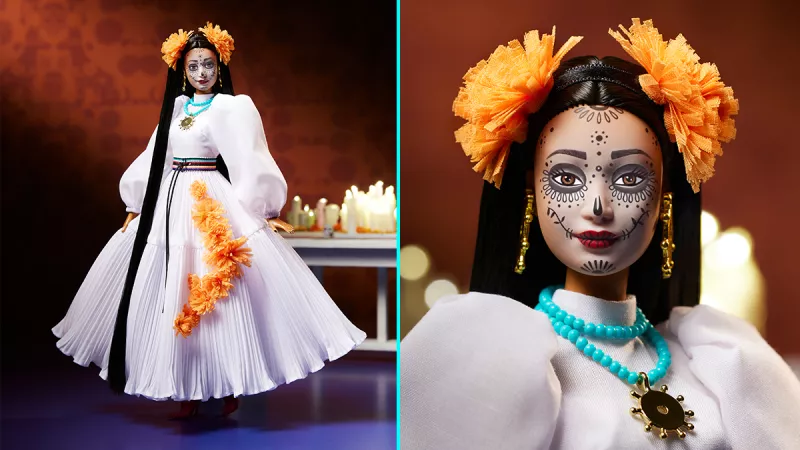 Barbie Kris Goyri Día de Muertos