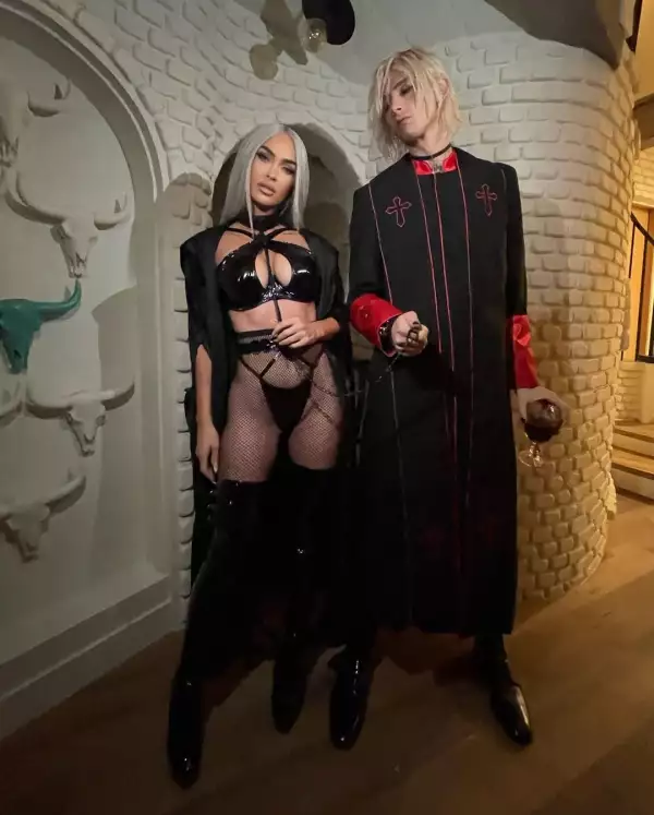 Megan Fox y Machine Gun Kelly se disfrazan para Halloween