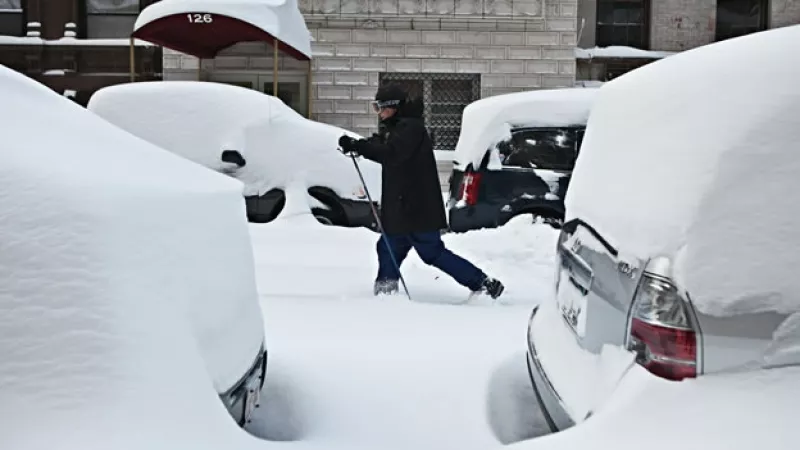 Nueva York supera una tormenta de nieve