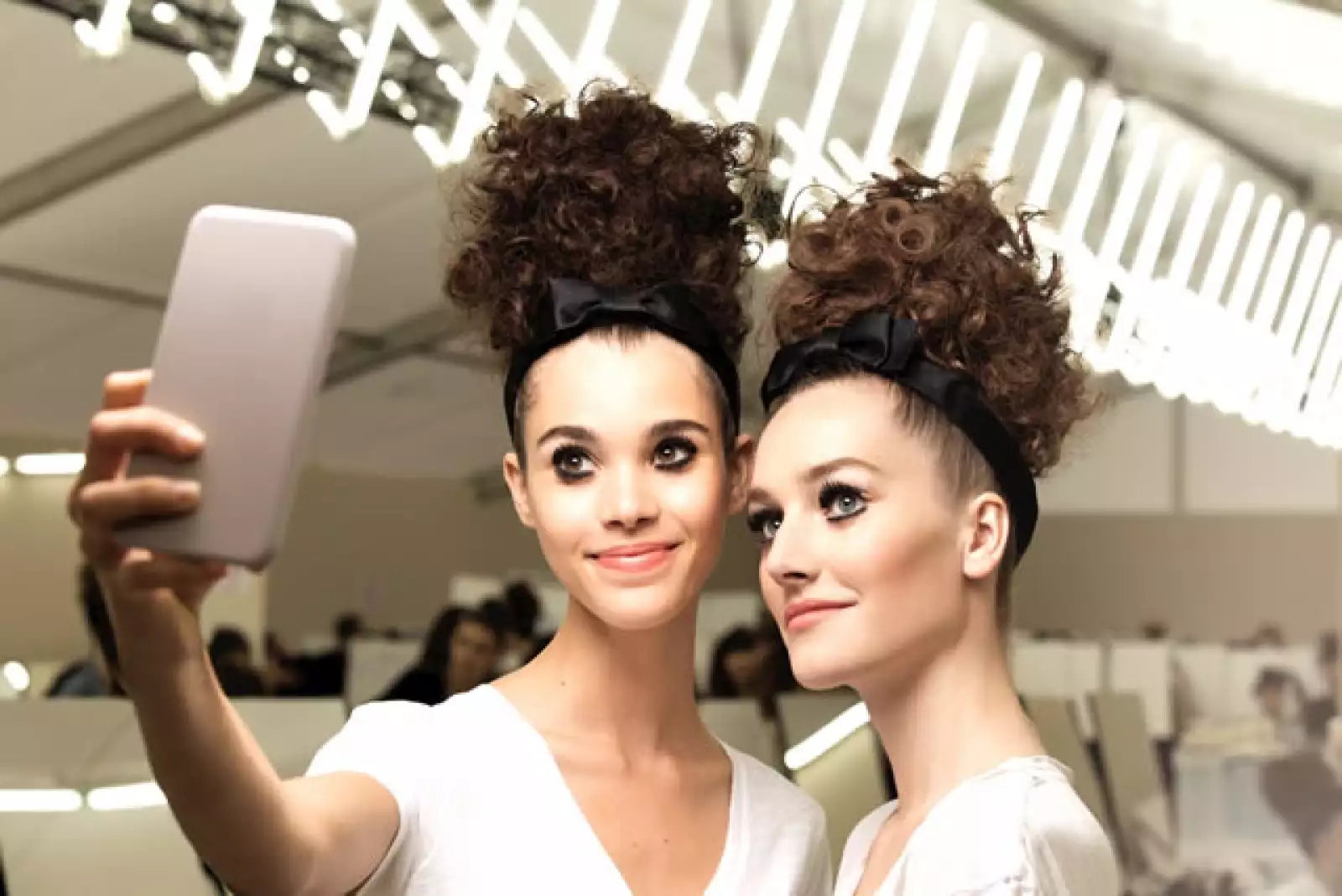 Los moños en el pelo fueron protagonistas en la pasarela de Chanel.