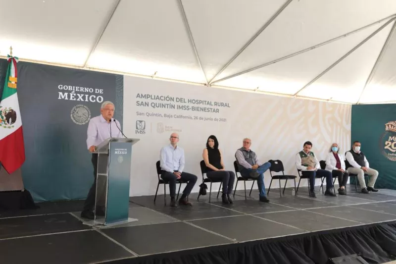 AMLO en San Quintín, Baja California 
