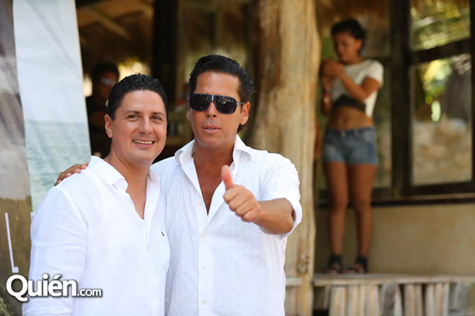 Raúl Enrique Andrade Secretario de Turismo y Roberto Palazuelos