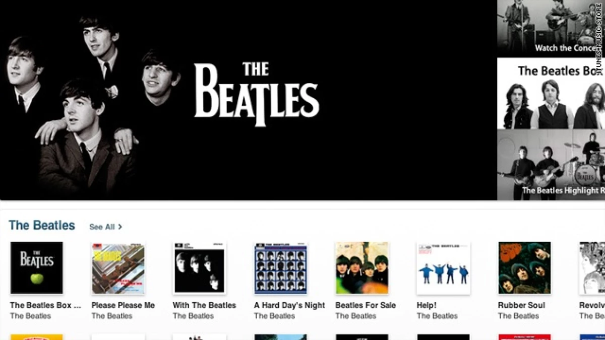 beatles itunes