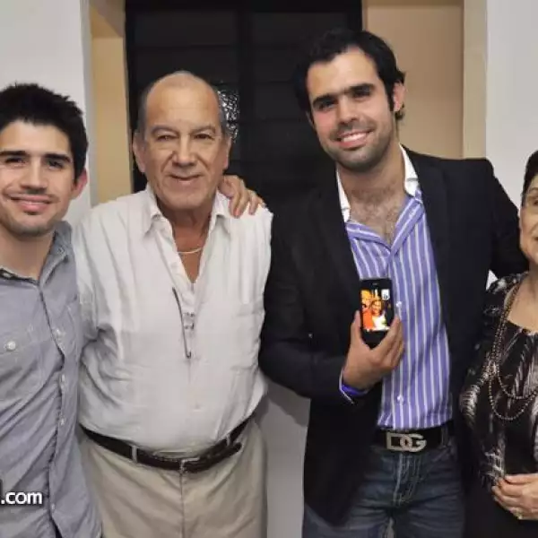 Francisco Pérez,Sergio Cruz Vela,Javier Paez y Martha Cantú de Cruz