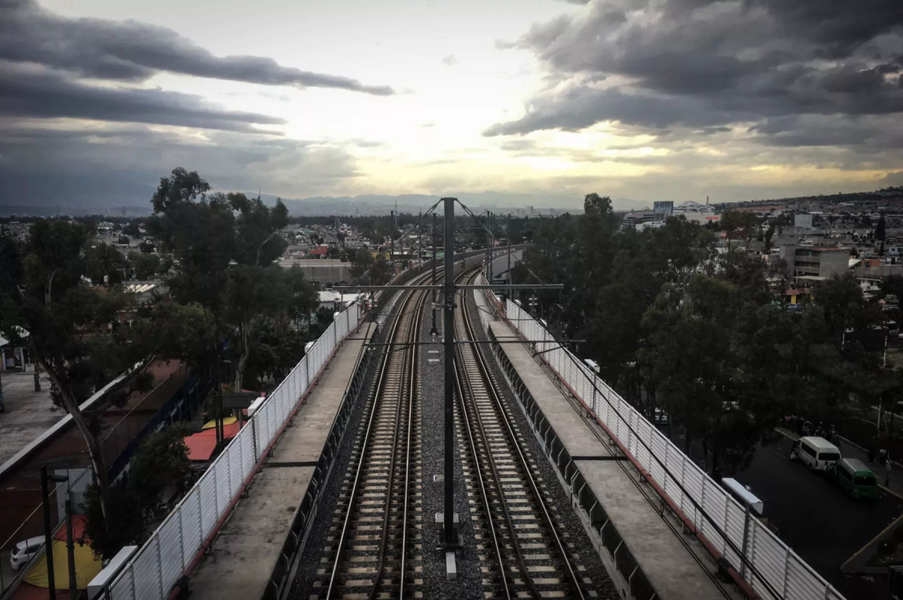 (Imagen de 2019. Tramo de la Línea 12 que colapsó)