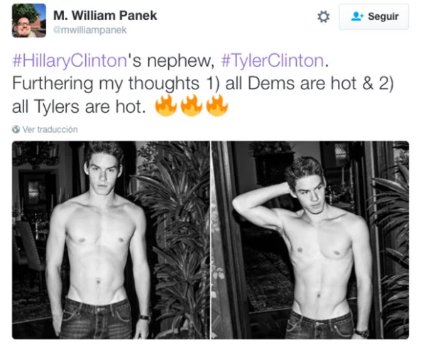 Usuarios de Twitter se han vuelto locos con la sexytud de Tyler.