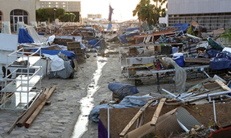 El paso del huracán Odile afectó varios hoteles y establecimientos comerciales. (Foto: Notimex)