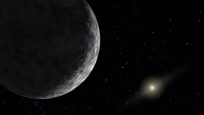 espacio, planeta, sol