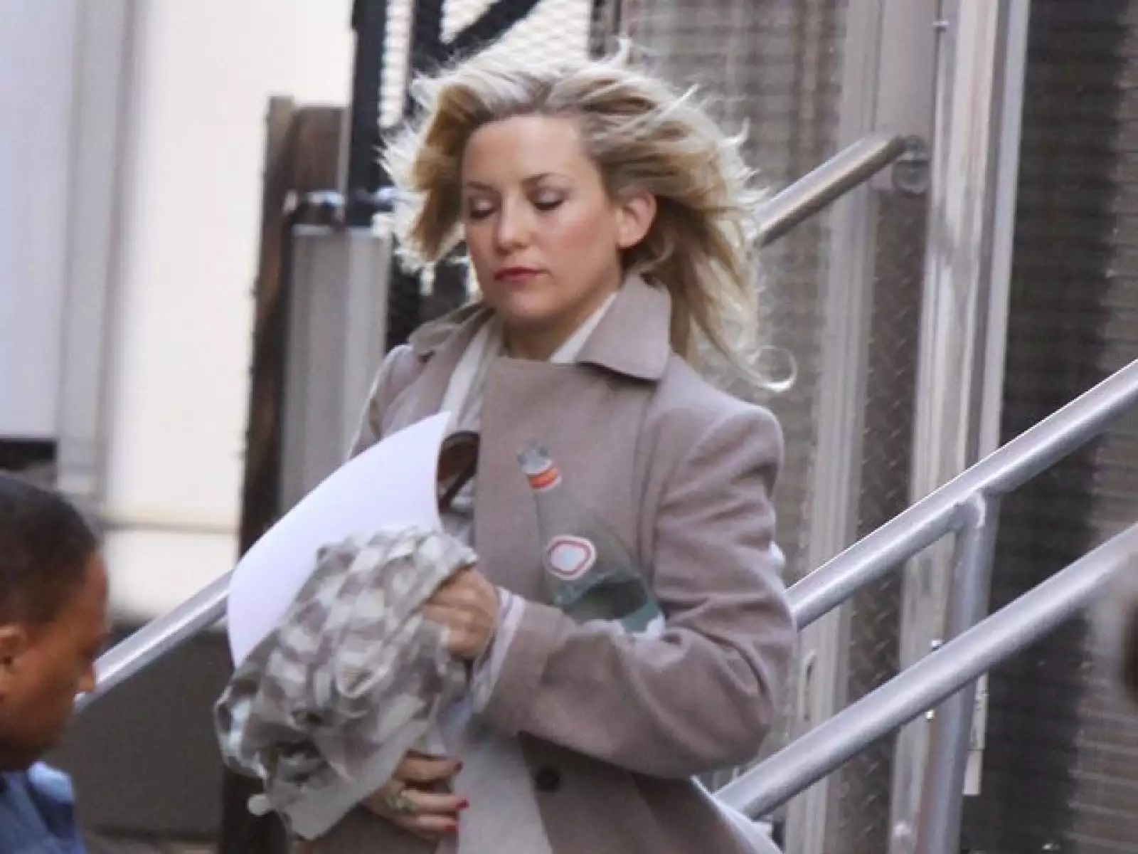 Kate Hudson se encontraba corriendo por las calles de Nueva York.