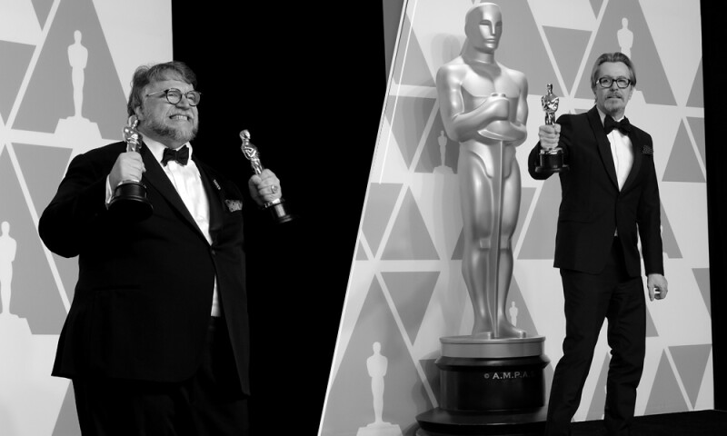 Guillermo del Toro y Gary Oldman
