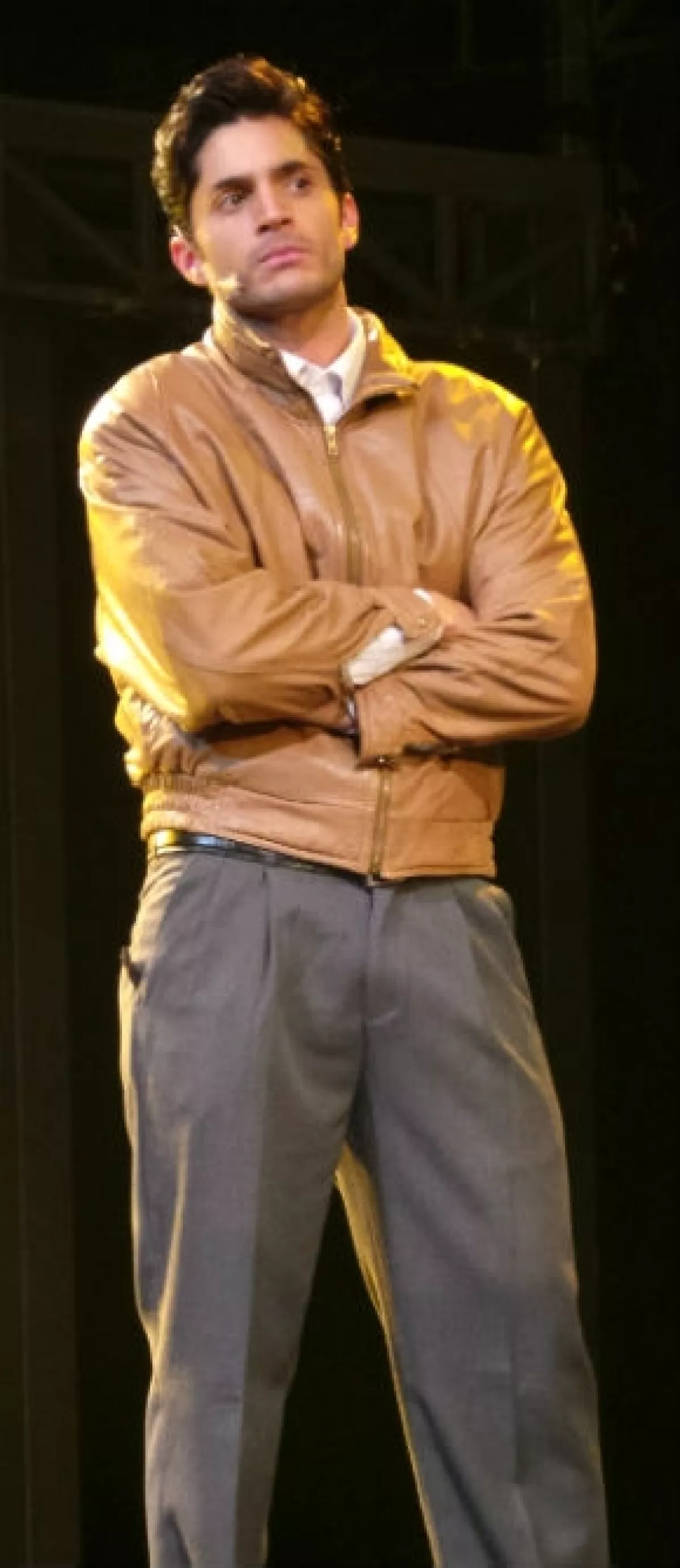 Daniel Elbittar durante su función de estreno.